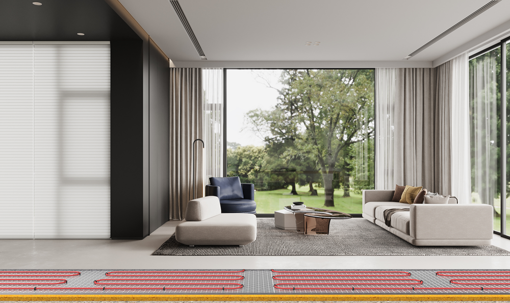 free underfloor heating